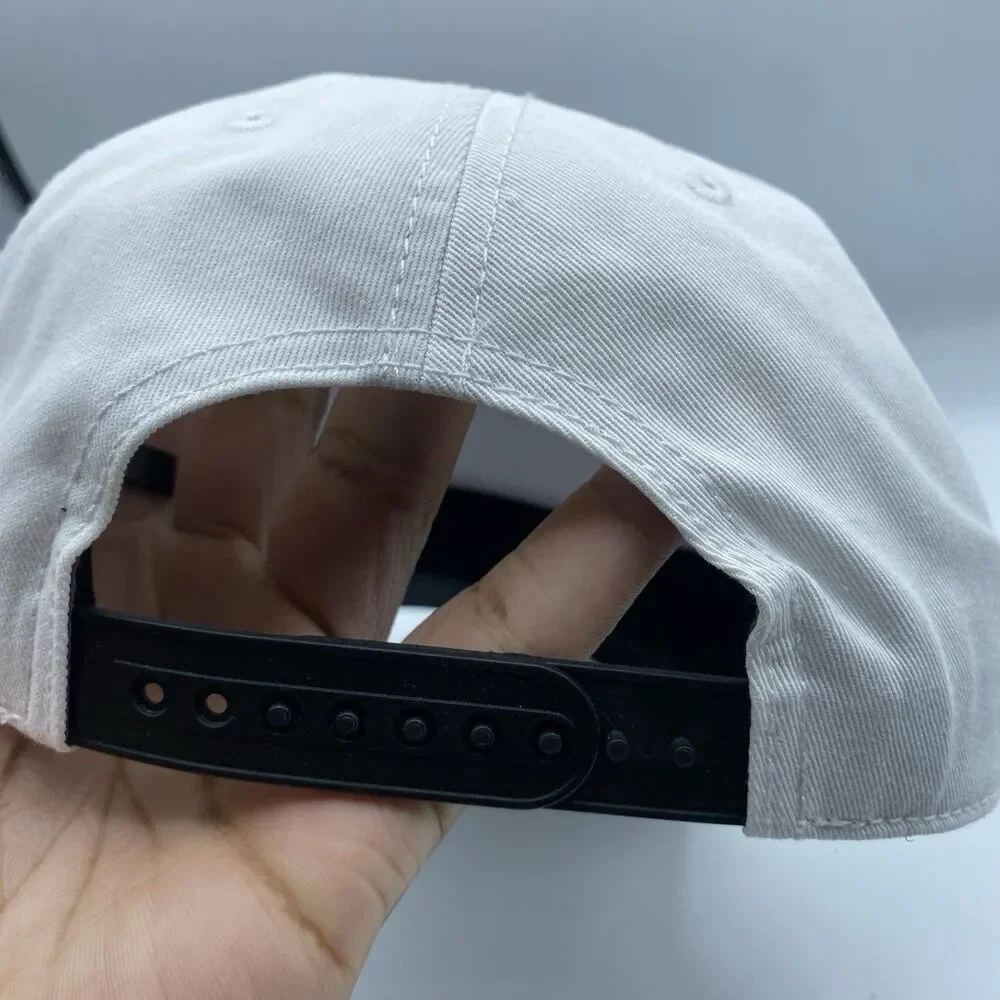 Aeon Flux Hat MTV White White Adjustable Cap Snapback Logo Show TV NWOT